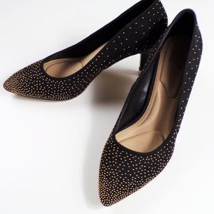 APT 9 Gold Studded Pumps